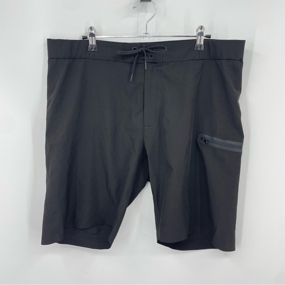 Onia x Theory Ethan Swim Trunks board shorts - Size L large black - Picture 1 of 7